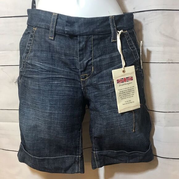 NEW! Hudson Rodeo Trouser Denim Short 24 - Picture 6 of 12